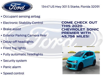 2020 Chevrolet Sonic Premier