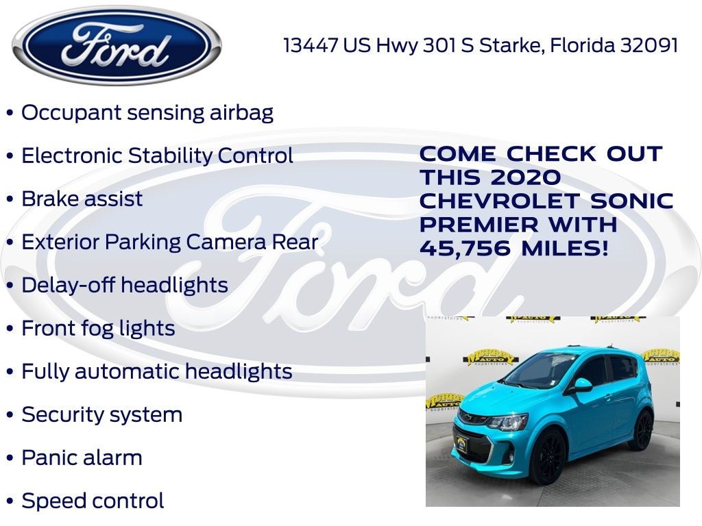 2020 Chevrolet Sonic Premier