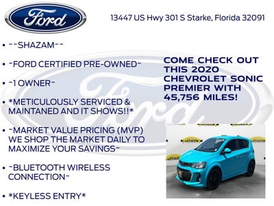 2020 Chevrolet Sonic Premier