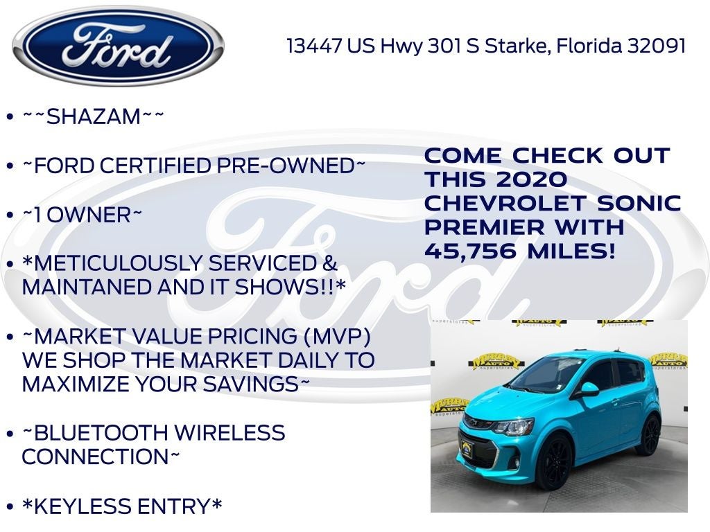 2020 Chevrolet Sonic Premier