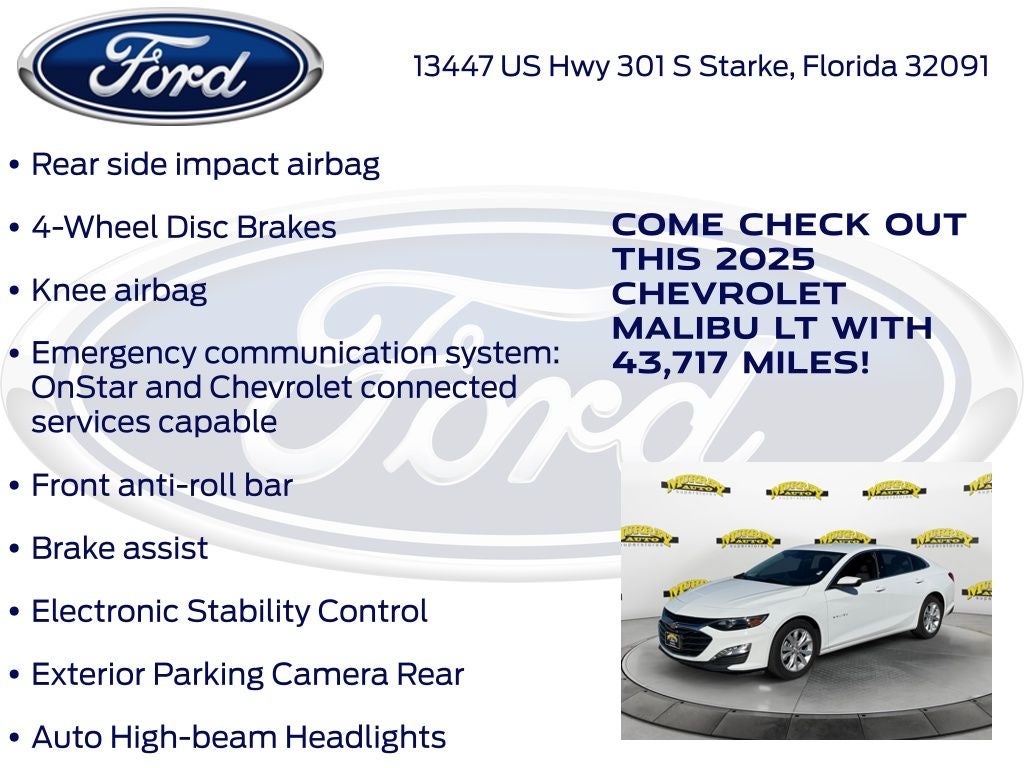 2025 Chevrolet Malibu LT 1LT