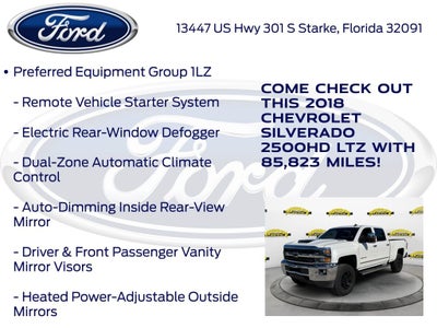 2018 Chevrolet Silverado 2500HD LTZ