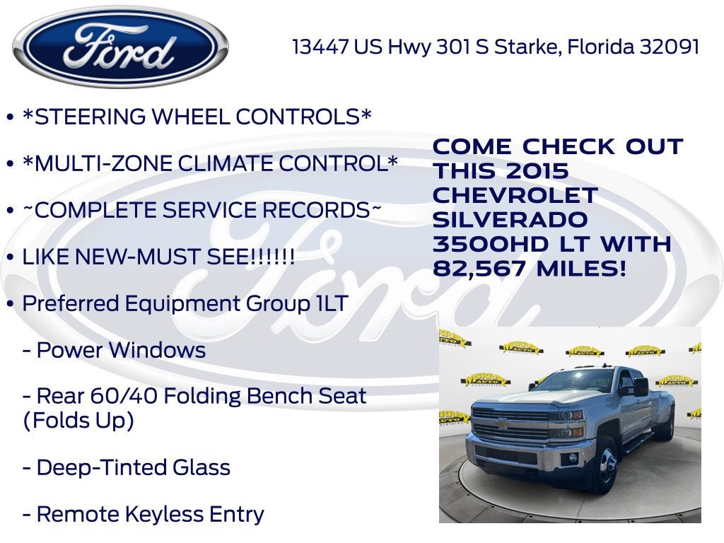 2015 Chevrolet Silverado 3500HD LT