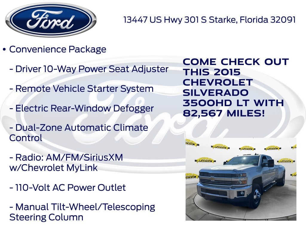 2015 Chevrolet Silverado 3500HD LT