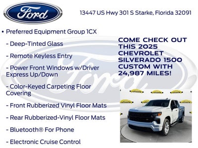 2025 Chevrolet Silverado 1500 Custom