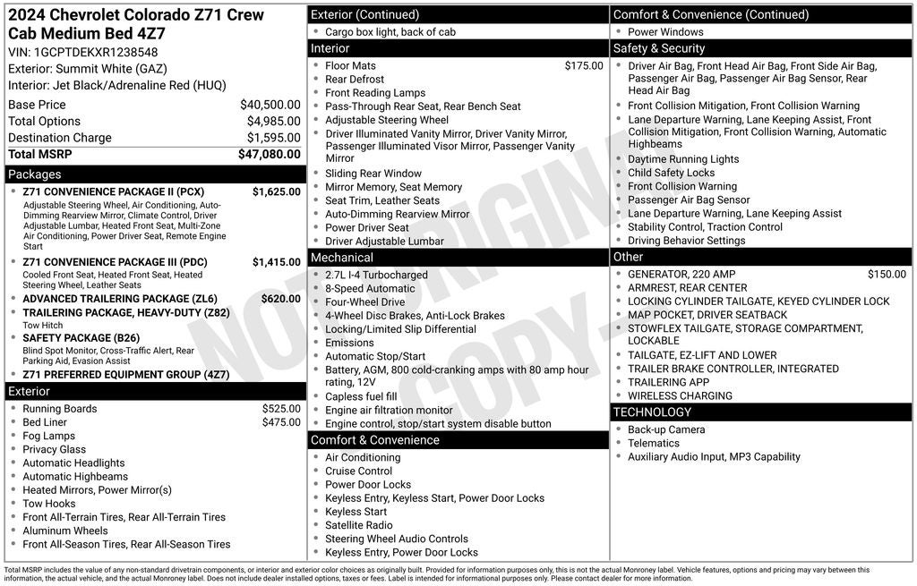2024 Chevrolet Colorado Z71