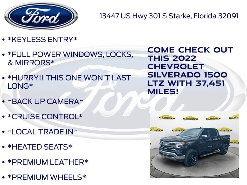 2022 Chevrolet Silverado 1500 LTZ