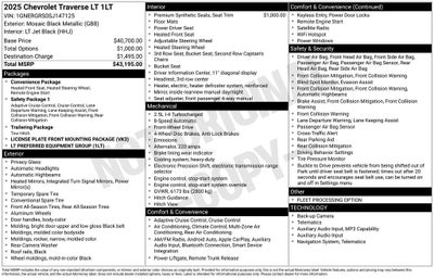 2025 Chevrolet Traverse LT 1LT