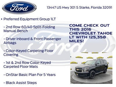 2016 Chevrolet Tahoe LT