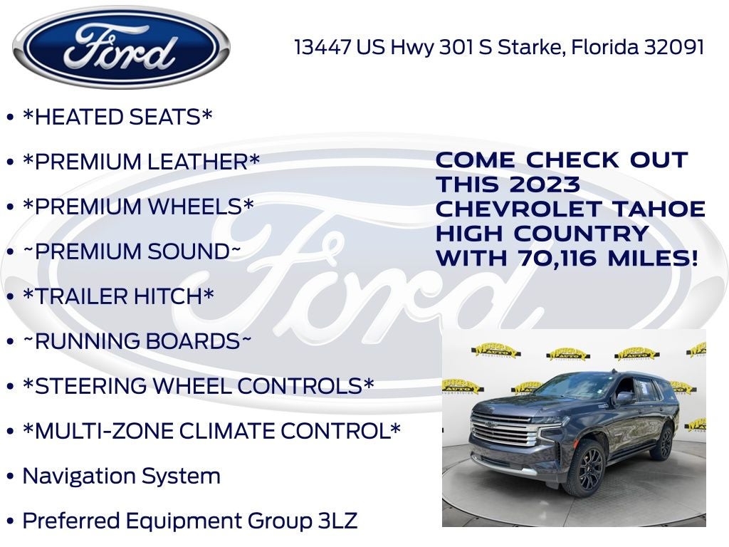 2023 Chevrolet Tahoe High Country