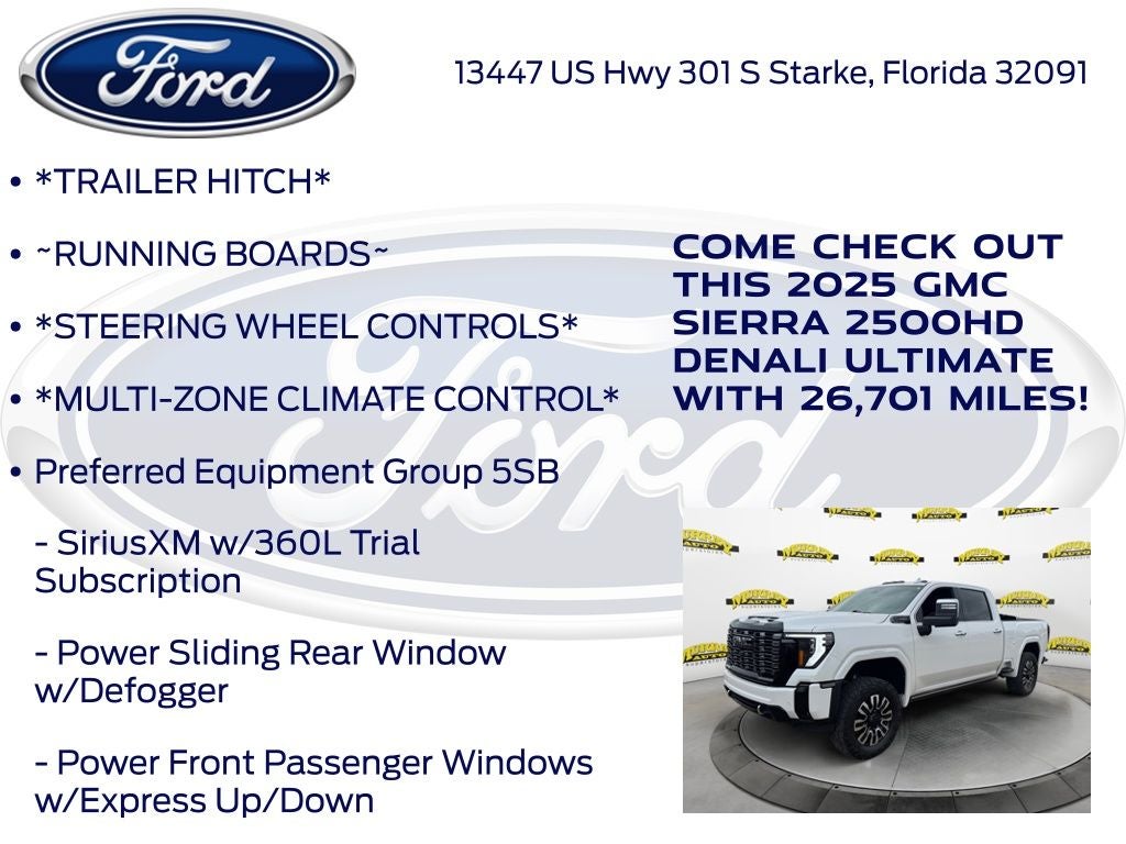 2025 GMC Sierra 2500HD Denali Ultimate