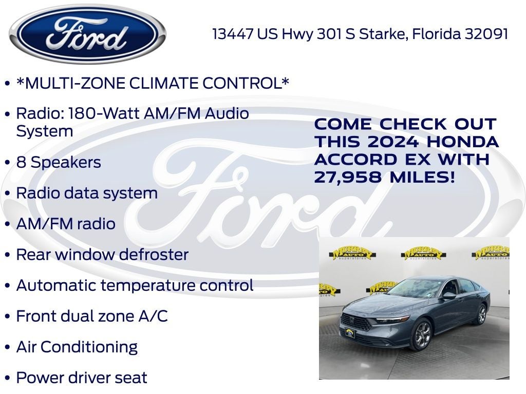 2024 Honda Accord EX