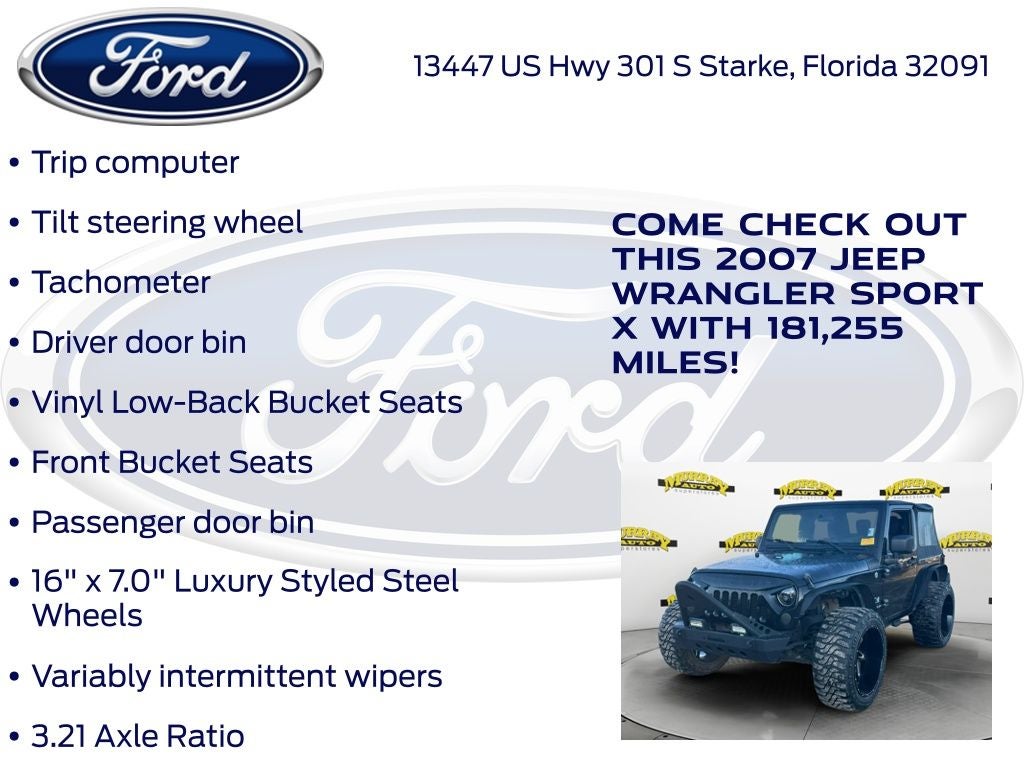 2007 Jeep Wrangler X