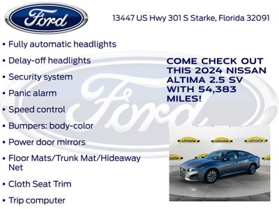 2024 Nissan Altima 2.5 SV