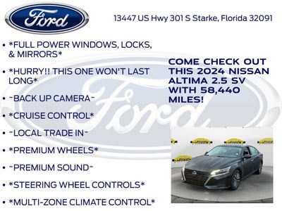 2024 Nissan Altima 2.5 SV