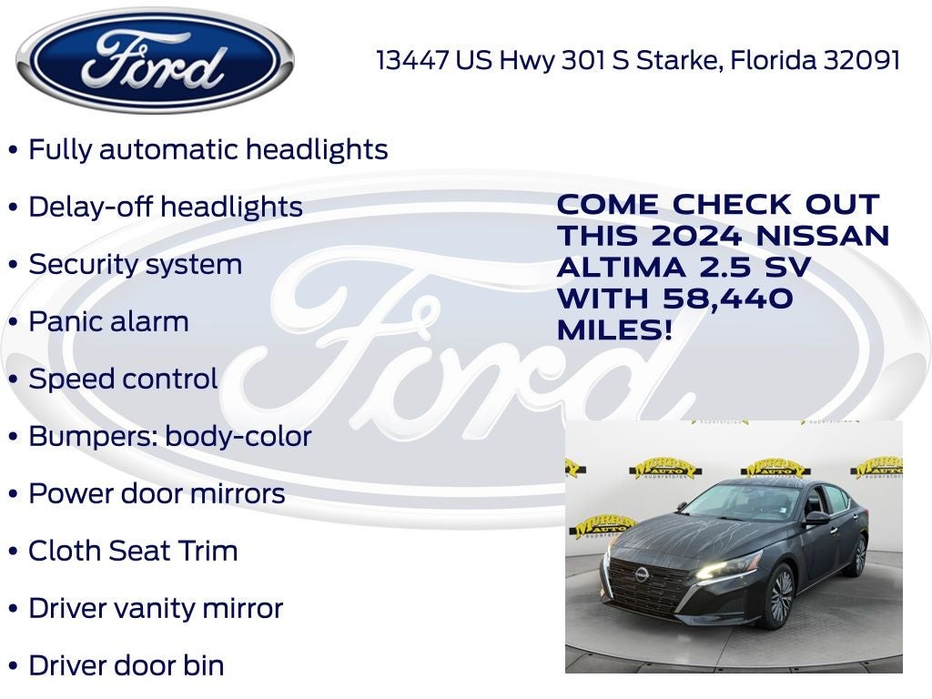 2024 Nissan Altima 2.5 SV