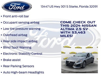 2024 Nissan Altima 2.5 SV