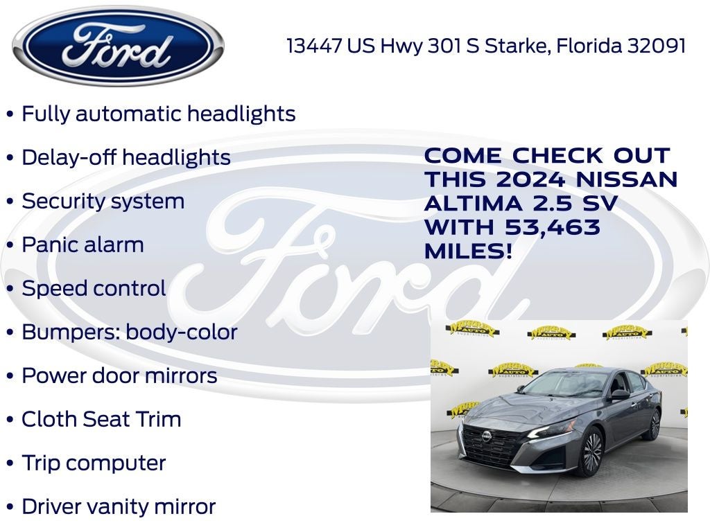 2024 Nissan Altima 2.5 SV