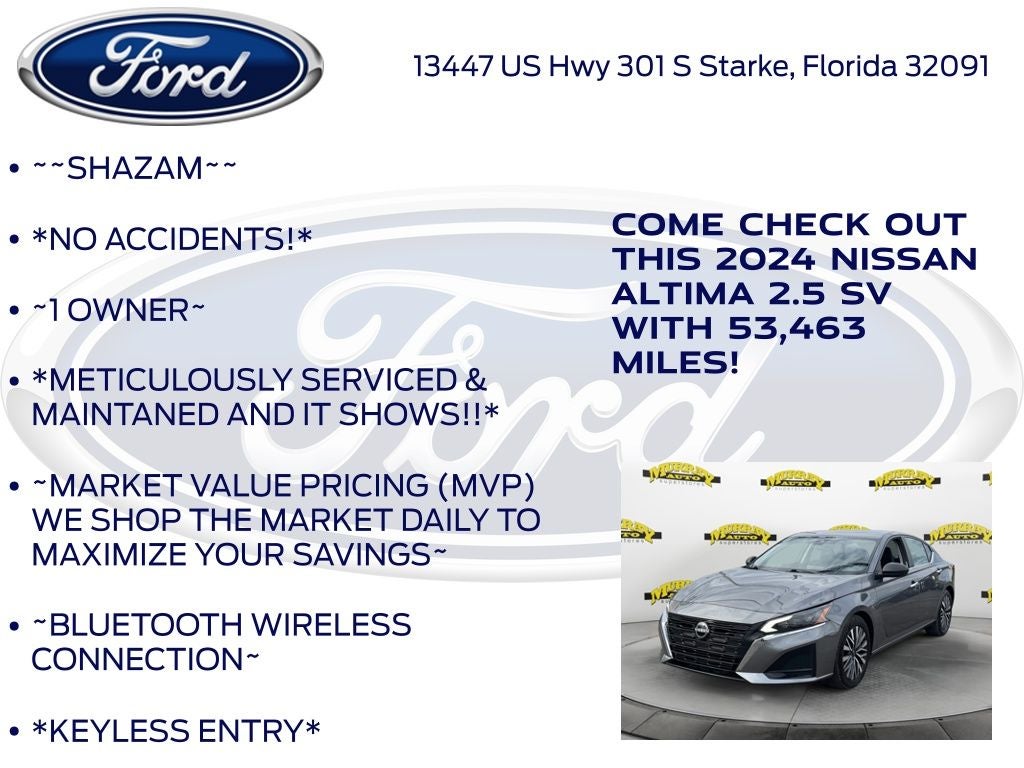 2024 Nissan Altima 2.5 SV