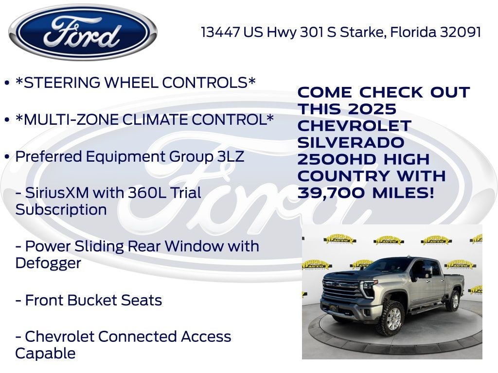 2025 Chevrolet Silverado 2500HD High Country