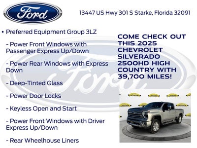 2025 Chevrolet Silverado 2500HD High Country