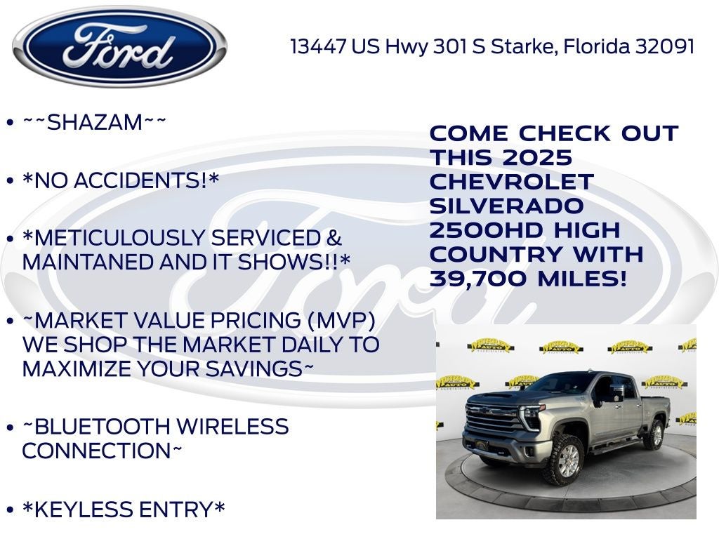 2025 Chevrolet Silverado 2500HD High Country