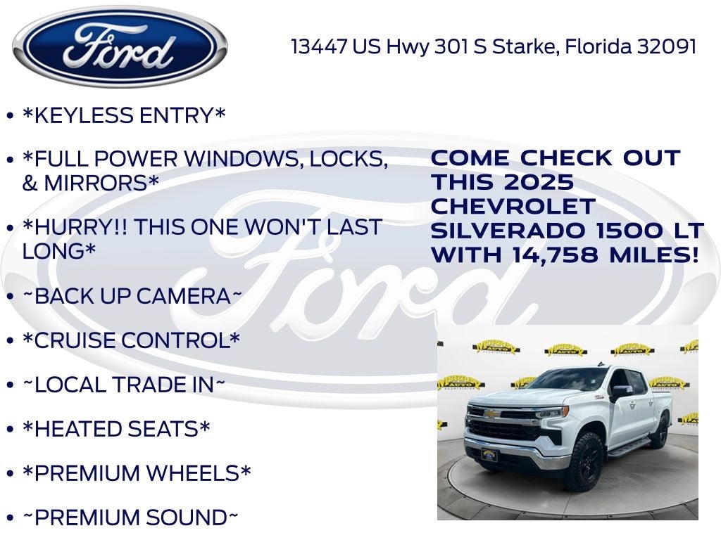 2025 Chevrolet Silverado 1500 LT LT1