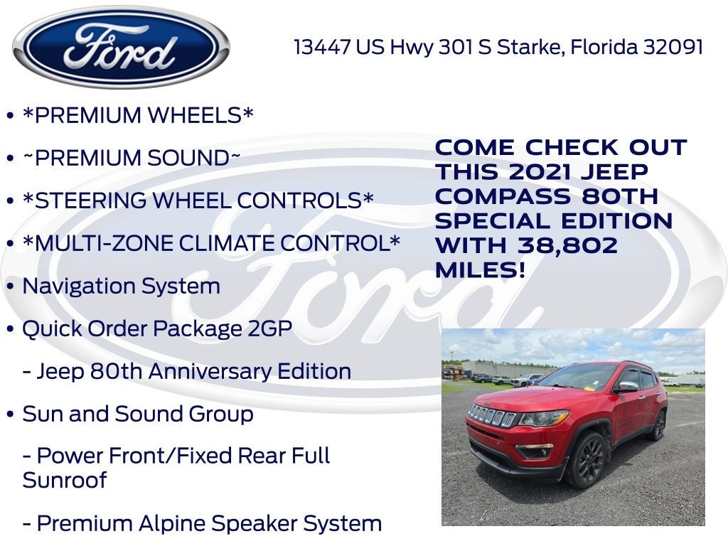 2021 Jeep Compass 80th Special Edition