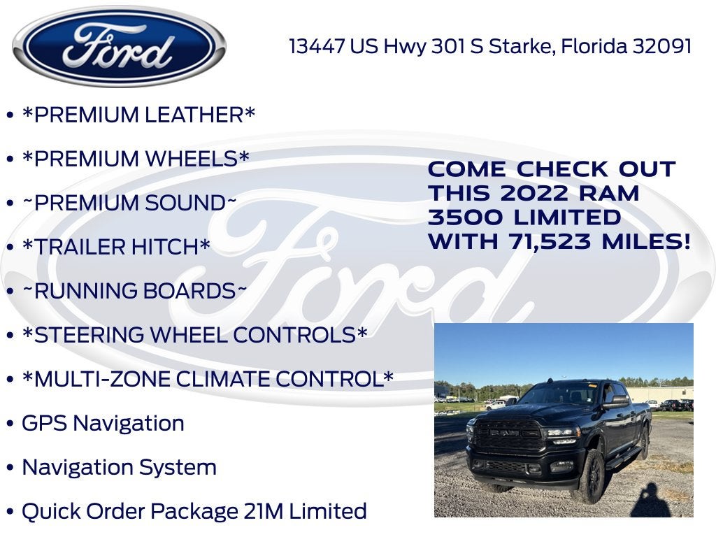 2022 RAM 3500 Limited