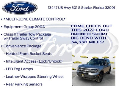 2022 Ford Bronco Sport Big Bend