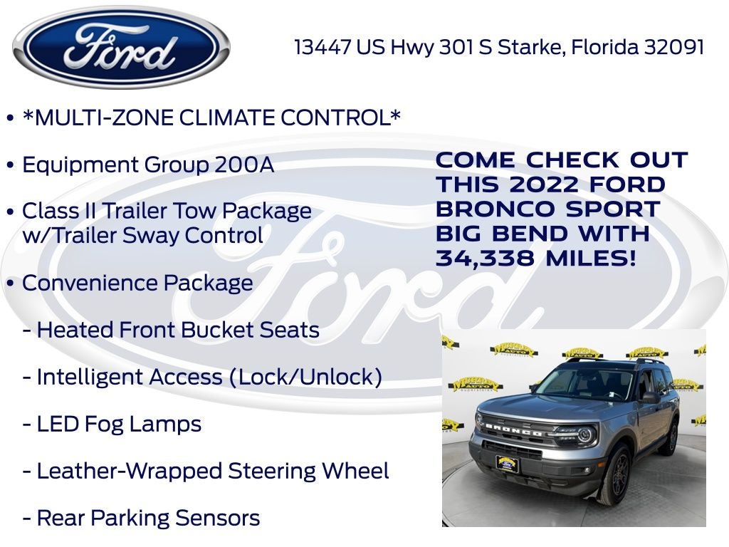 2022 Ford Bronco Sport Big Bend