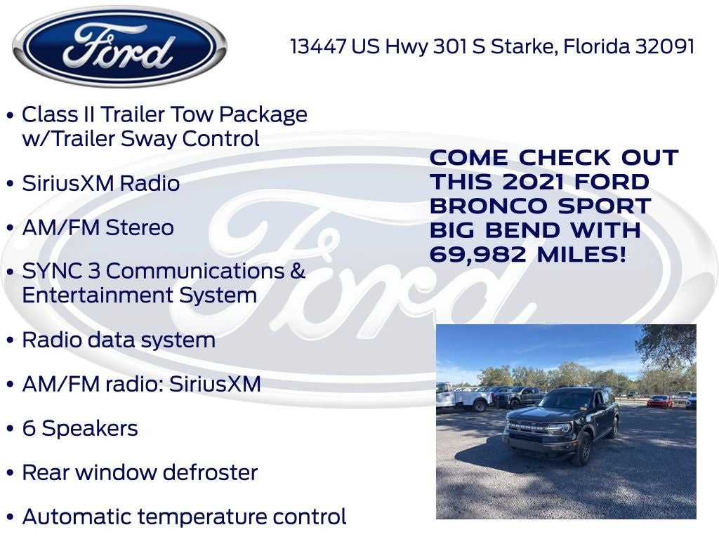 2021 Ford Bronco Sport Big Bend