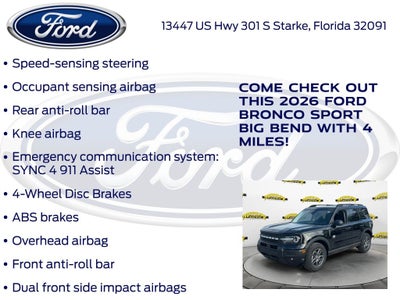 2026 Ford Bronco Sport Big Bend 200A
