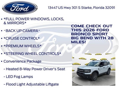 2026 Ford Bronco Sport Big Bend 200A