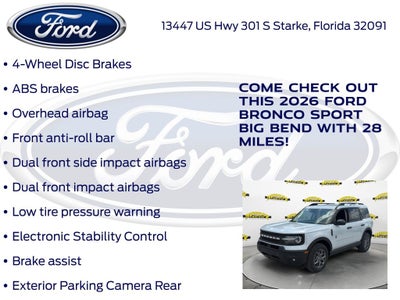 2026 Ford Bronco Sport Big Bend 200A