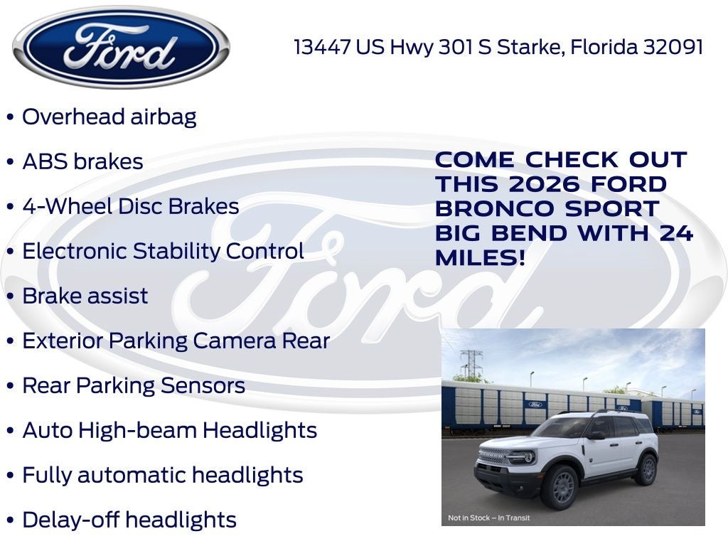 2026 Ford Bronco Sport Big Bend 200A