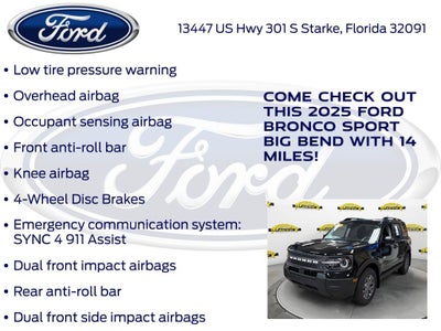 2025 Ford Bronco Sport Big Bend 200A