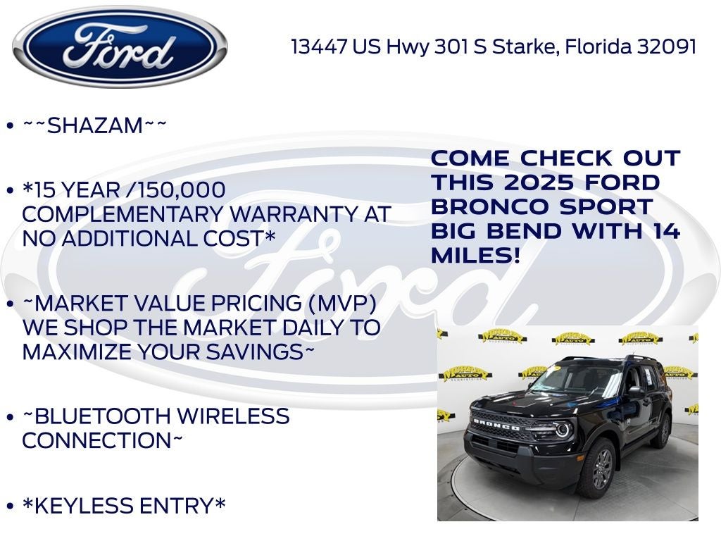 2025 Ford Bronco Sport Big Bend 200A