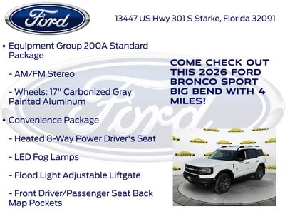 2026 Ford Bronco Sport Big Bend 200A