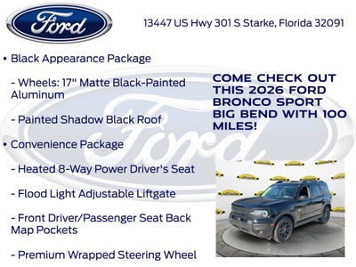 2026 Ford Bronco Sport Big Bend 200A
