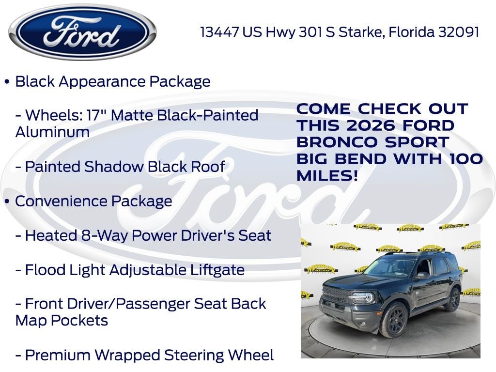 2026 Ford Bronco Sport Big Bend 200A