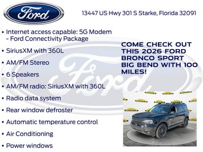 2026 Ford Bronco Sport Big Bend 200A