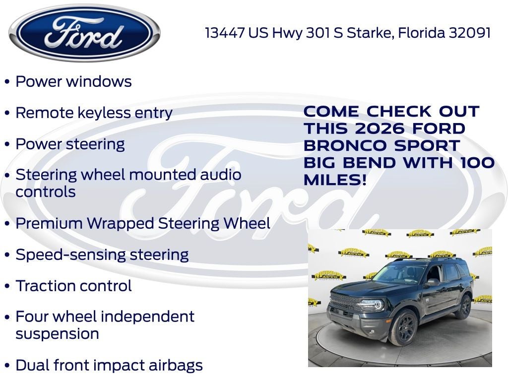 2026 Ford Bronco Sport Big Bend 200A