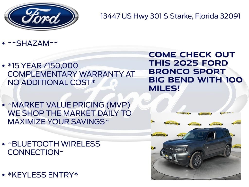 2025 Ford Bronco Sport Big Bend 200A