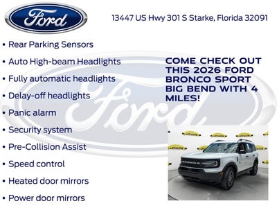 2026 Ford Bronco Sport Big Bend 200A