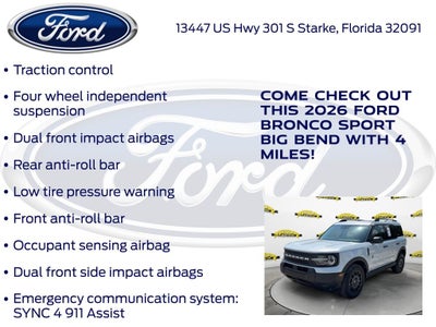 2026 Ford Bronco Sport Big Bend 200A