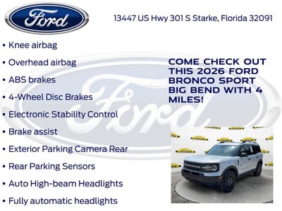 2026 Ford Bronco Sport Big Bend 200A