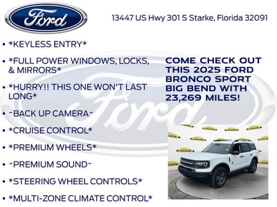 2025 Ford Bronco Sport Big Bend