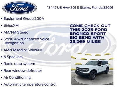 2025 Ford Bronco Sport Big Bend