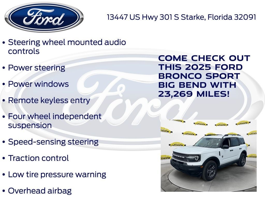 2025 Ford Bronco Sport Big Bend